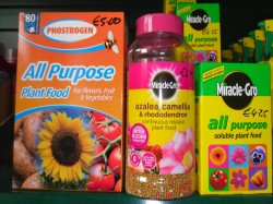 Plant Food garden products from Dunwiley Nurseries & Garden Centre, Stranorlar, Donegal